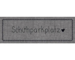 Schmutzfangläufer Schuhparkplatz grau 40x120 cm