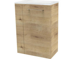 Waschbeckenunterschrank Fackelmann SBC Mini 45 rechts 60x44x24,3 cm ohne Waschbecken asteiche