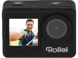 Rollei D2Pro Action Cam, 4K30p Video, 20 MP Foto, 2 Display, Sony-Sensor, WiFi, Schwarz