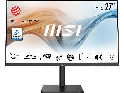 MSI Monitor Modern MD272PDE, 27 Zoll, FHD, 75Hz, 5ms, 250cd, IPS, 90% Adobe RGB, Schwarz