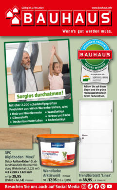 Bauhaus Prospekt vom 30.12.2023 + Angebote nächste Woche