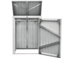 Hornbach Mülltonnenbox WESTMANN 1-fach inkl. Gasdruckfedern 104 x 101 x 134 cm anthrazit