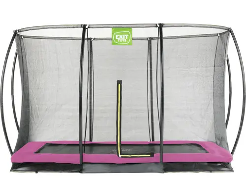 EXIT Silhouette Bodentrampolin 305 x 214 cm rosa