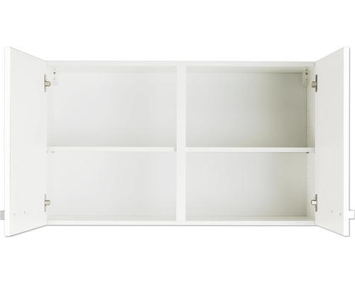 Hängeschrank Optifit Salo O106-7+ weiß 100x57,60x34,60 cm mit Drehtür