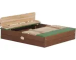 Hornbach Sandkasten axi Ella Holz 100x95x20 cm braun