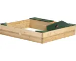 Hornbach Sandkasten Amy 115 x 115 x 22 cm, natur