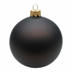 Palla di Natale BOHO CHIC, vetro, marrone scuro