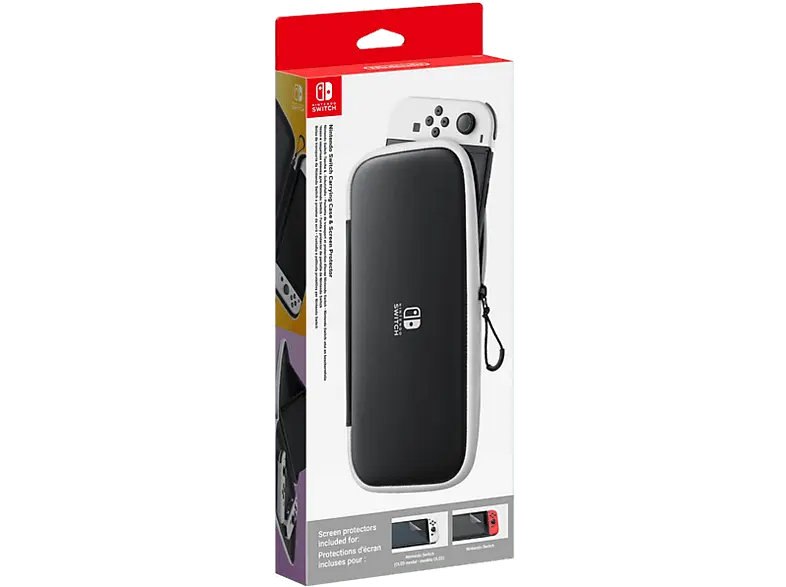 Nintendo Switch OLED Model Carry Case + Screen Protector; Tasche+ Schutzfolie