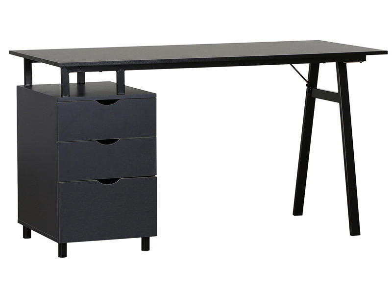 Schreibtisch WOLF 60x140x75cm schwarz