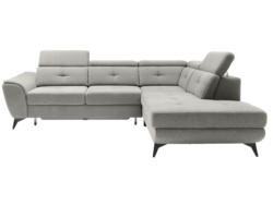 Canapé d'angle SKAGAF Polyester gris
