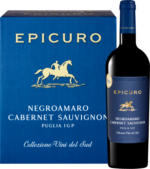 Epicuro Blu Negroamaro/ Cabernet Sauvignon Puglia IGP, Italien, Apulien, 2022/2023, 6 x 75 cl