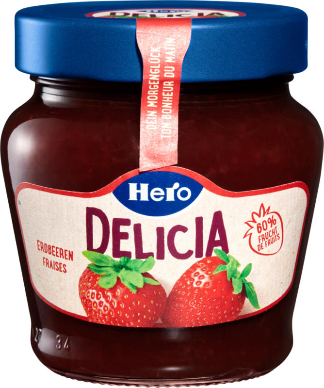 Hero Delicia Konfitüre Erdbeeren, 320 g