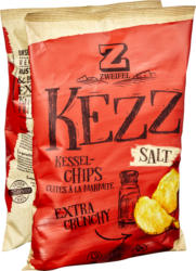 Zweifel Kezz Extra Crunchy Chips Salt, 2 x 110 g