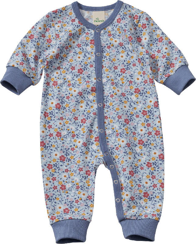 ALANA Schlafanzug Pro Climate mit Blumen-Muster, blau, Gr. 62/68