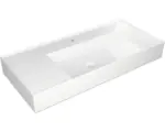 Hornbach Waschbecken Jungborn Quattro Ablage links 101x46 cm weiß glänzend