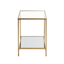 Beistelltisch gold Optik B/H/T: ca. 39x55x39 cm