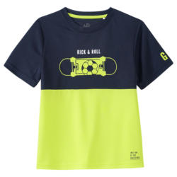 Jungen Sport-T-Shirt mit Farbteiler