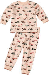 ALANA Schlafanzug mit Traktor-Muster, beige, Gr. 92