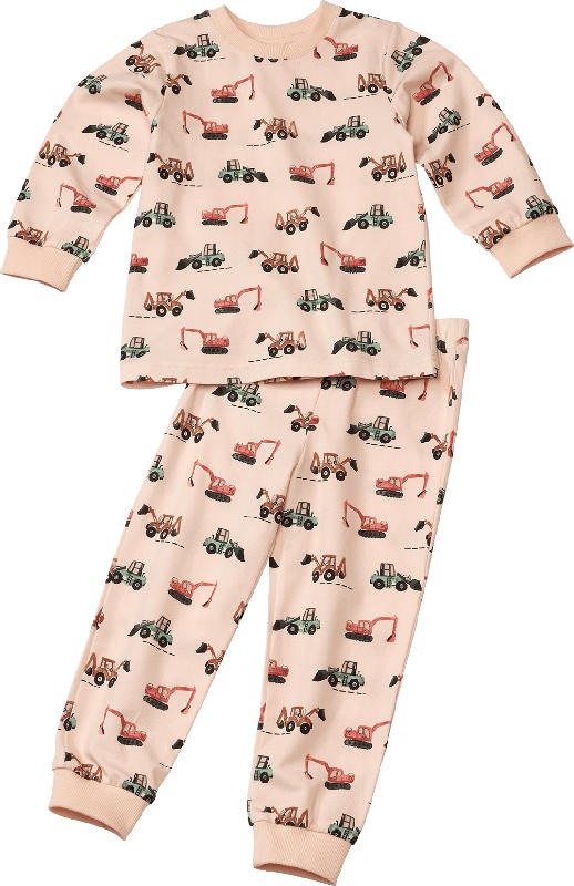 ALANA Schlafanzug mit Traktor-Muster, beige, Gr. 92