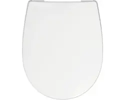 WC-Sitz Reika Mino weiß Scharniere messing poliert mit Absenkautomatik