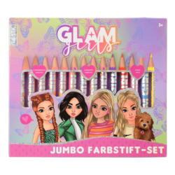 Glam Girls Farbstift-Set mit 14 Stiften
