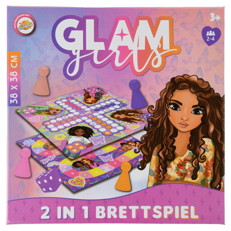 2-in-1-Brettspiel Glam Girls