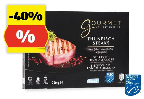 GOURMET Thunfisch Steak, 250 g