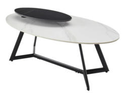 Table basse JENNY 60x110x48cm blanc