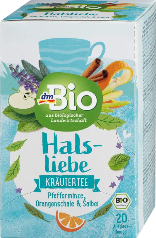 dmBio Kräutertee Halsliebe