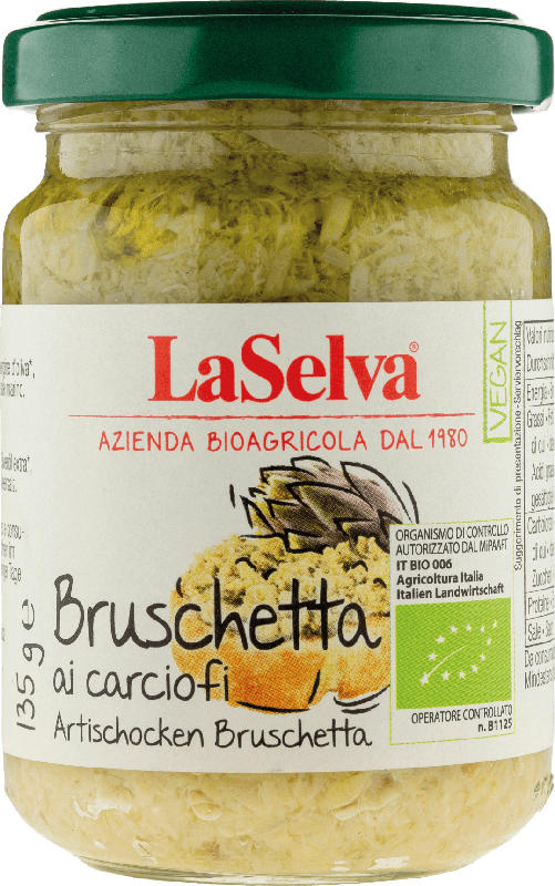 LaSelva Gemüseaufstrich Artischocken Bruschetta
