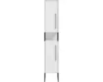 Hornbach Hochschrank Möbelpartner Limone H300 183,4x33x30,2 cm kreideweiß