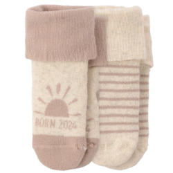 2 Paar Newborn Socken Born 2024 (Nur online)