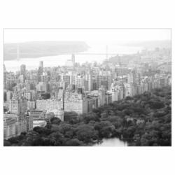 BJORKSTA картина, Панорамна гледка на града, 200x140 см