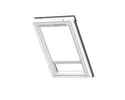 VELUX Verdunkelungsrollo uni weiß elektrisch Rahmen aluminium DML 104 1025S