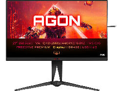 AOC AG275QXN Gaming Monitor, 27 Zoll QHD, 1ms GtG, 165Hz, 400cd, Schwarz