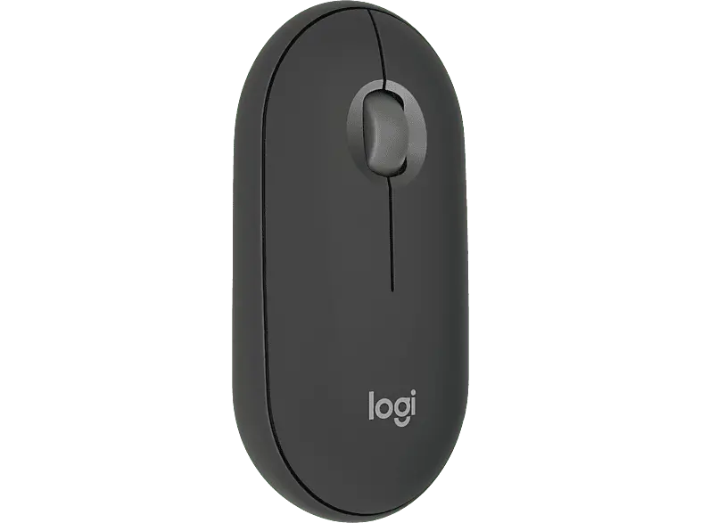 LOGITECH M350s Pebble Mouse 2 Kabellose Maus, Bluetooth, Grafit