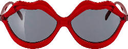 SUNDANCE Rote Party-Sonnenbrille in Kussmund-Form