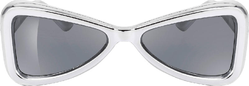 SUNDANCE Dreieckige Party-Brille in Silber