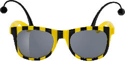 SUNDANCE Party-Sonnenbrille in schwarz-gelb gestreift mit Fühlern