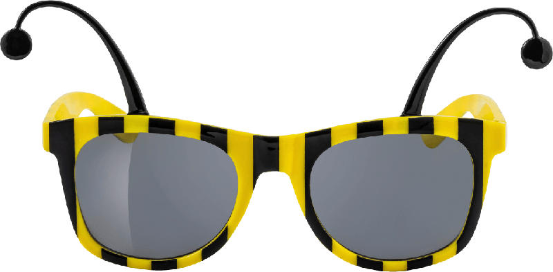 SUNDANCE Party-Sonnenbrille in schwarz-gelb gestreift mit Fühlern