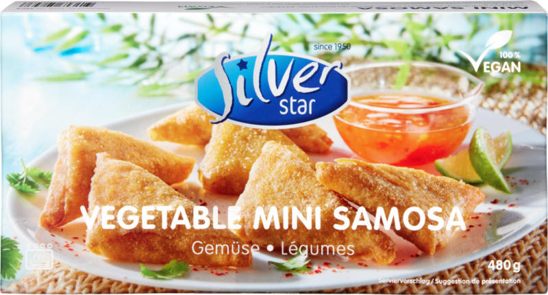 Silverstar Mini-Samosa mit Gemüse, 480 g