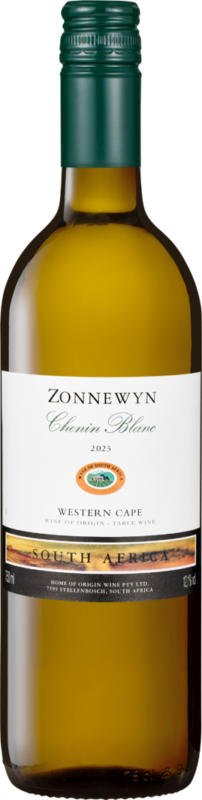 Zonnewyn Chenin Blanc, Afrique du Sud, Western Cape, 2023, 75 cl