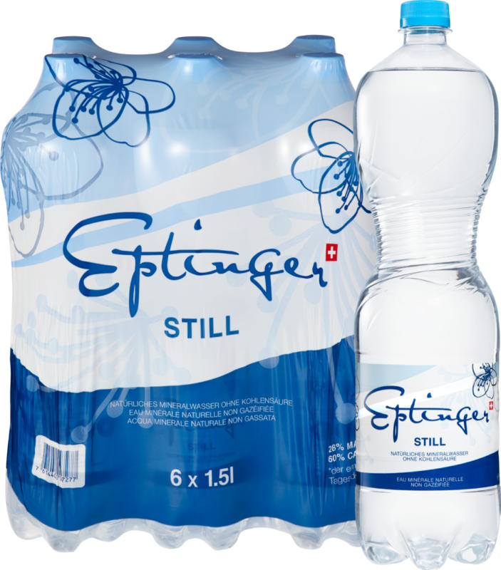 Eptinger Mineralwasser Still, 6 x 1,5 Liter