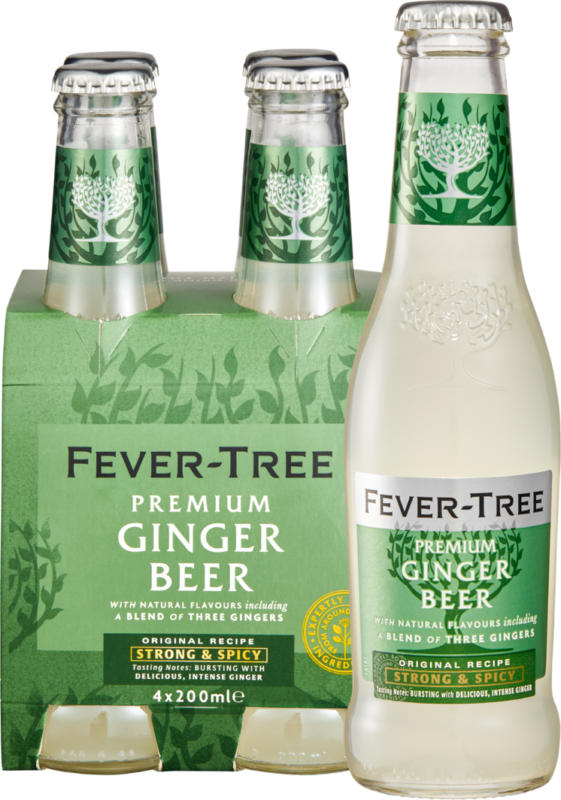 Fever-Tree Ginger Beer, 4 x 20 cl