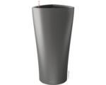 Hornbach Pflanzvase Lechuza Delta Ø 40 cm H 75 cm anthrazit inkl. Erdbewässerungsystem Pflanzeinsatz Substrat Wasserstandsanzeiger