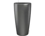 Hornbach Pflanzvase Lechuza Rondo Ø 40 cm H 75 cm anthrazit inkl. Erdbewässerungsystem Pflanzeinsatz Substrat Wasserstandsanzeiger