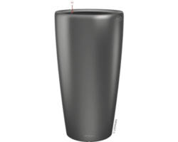 Pflanzvase Lechuza Rondo Ø 40 cm H 75 cm anthrazit inkl. Erdbewässerungsystem Pflanzeinsatz Substrat Wasserstandsanzeiger