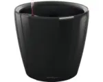 Hornbach Blumentopf Lechuza Classico LS Ø 43 x H 40 cm schwarz inkl. Erdbewässerungsystem Pflanzeinsatz Substrat Wasserstandsanzeiger