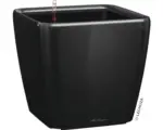 Hornbach Pflanzkübel Lechuza Quadro 43 x 43 x H 39 cm schwarz inkl. Erdbewässerungsystem Pflanzeinsatz Substrat Wasserstandsanzeiger