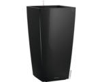 Hornbach Pflanzvase Lechuza Cubico 40 Komplettset H 75 cm schwarz inkl. Erdbewässerungsystem Pflanzeinsatz Substrat Wasserstandsanzeiger